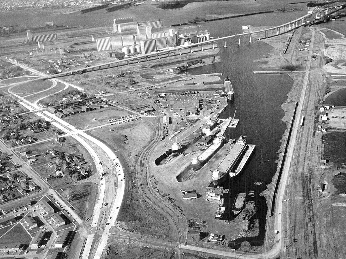 1962, Highway 53 construction