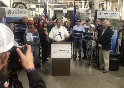 State Senator Tom Tiffany Visits Northern Engineering – Fraser Industries