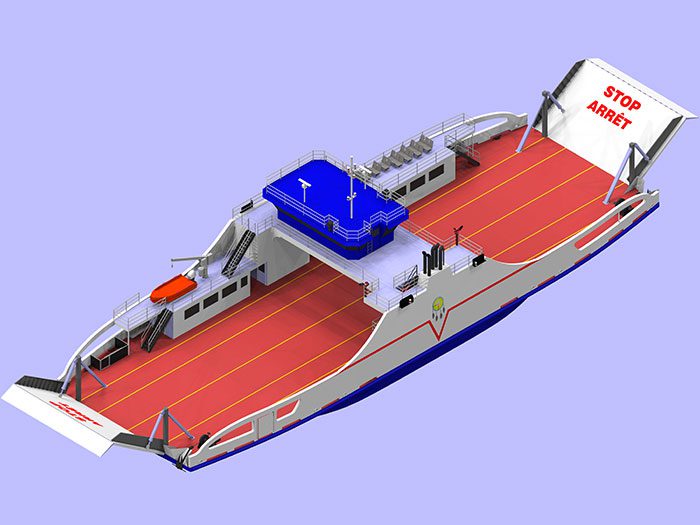 New Ferry Being Built for Christian Island, Ontario